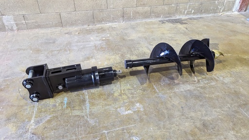 [AUGER-12-XB17] Auger Motor and Bit Ø12", for 1.7t mini-excavator